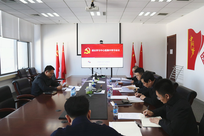 集团召开党委理论学习中心组集中学习会议