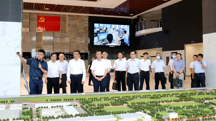 省委常委、副省长王健来集团调研沈阳航空动力产业园项目